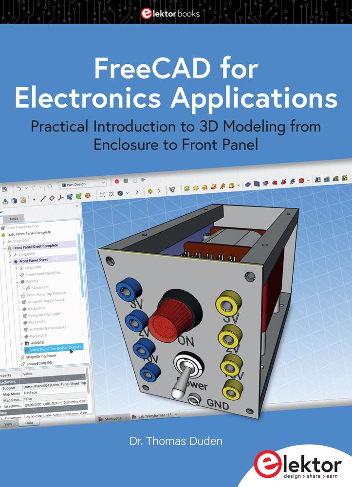 Kniha FreeCAD for Electronics Applications 
