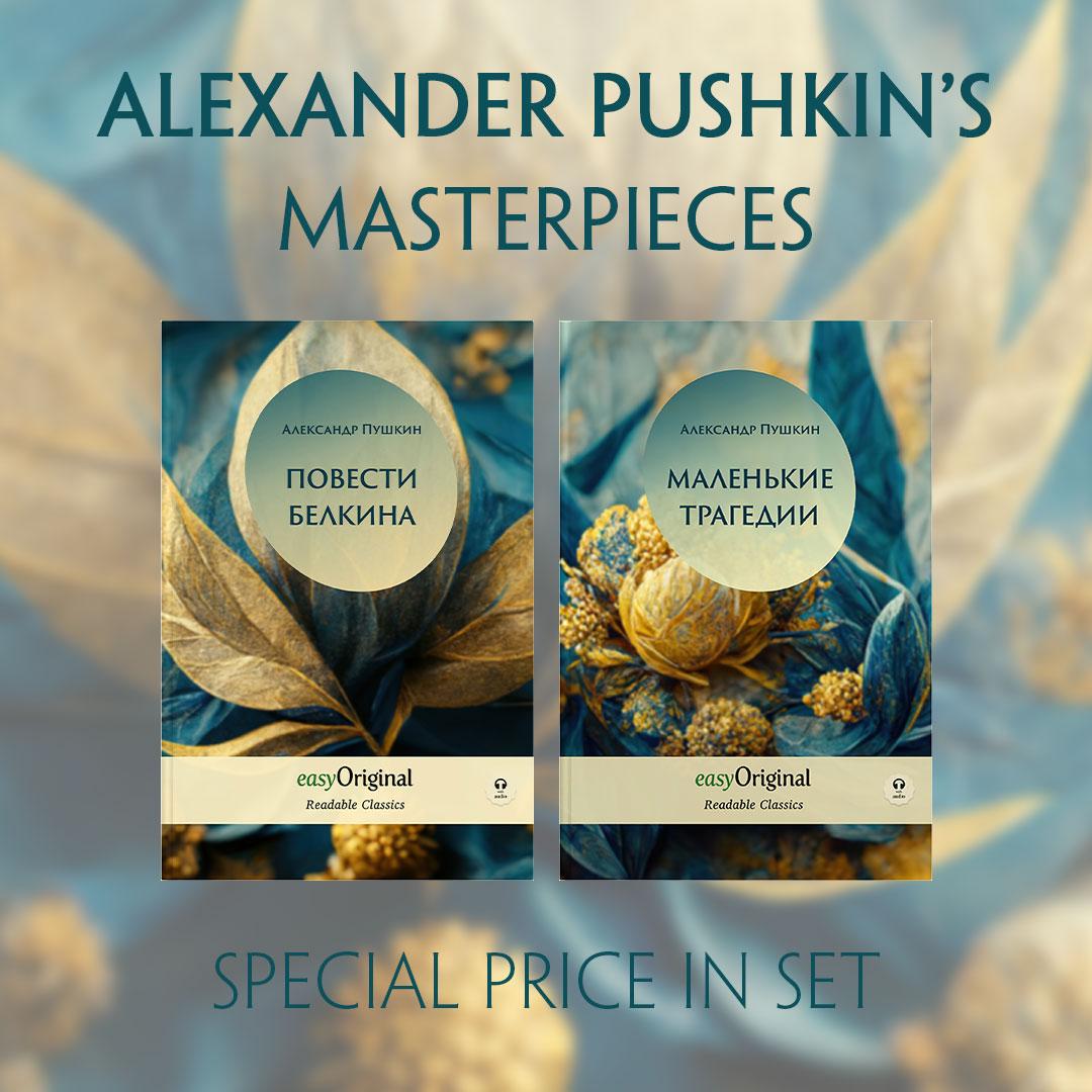 Carte EasyOriginal Readable Classics / Alexander Pushkin's Masterpieces (with audio-online) - Readable Classics - Unabridged russian edition with improved r EasyOriginal Verlag