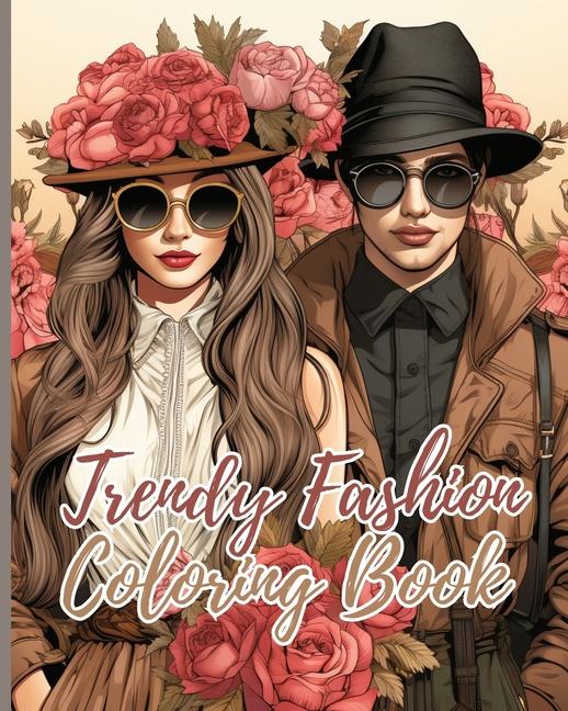 Book Trendy Fashion Coloring Book 