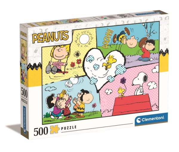 Książka Puzzle 500 peanuts 35558 