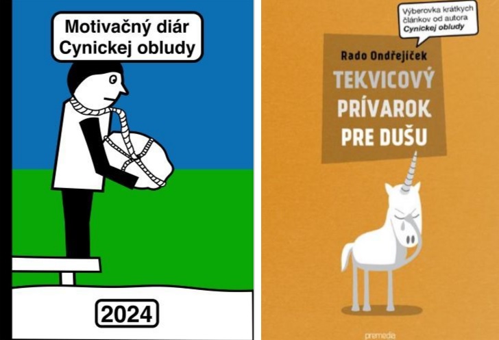 Książka Motivačný diár Cynickej obludy 2024 + Tekvicový prívarok pre dušu Rado Ondřejíček