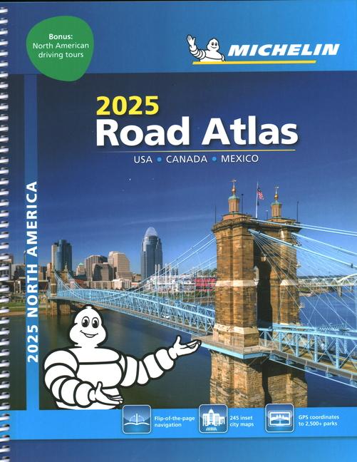Könyv Michelin North America Road Atlas 2025: USA - Canada - Mexico 