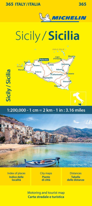 Drucksachen Michelin Map Italy: Sicilia 365 