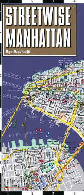 Kniha Streetwise Manhattan Map - Laminated City Center Street Map of Manhattan, New York 