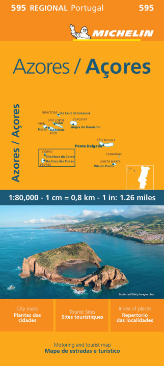 Tlačovina Michelin Map Azores 