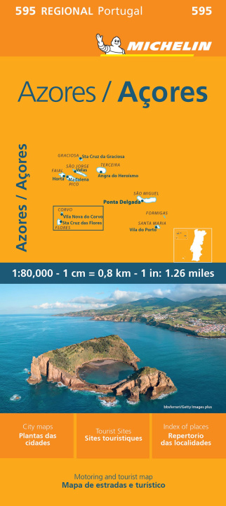 Prasa Michelin Map Azores Michelin