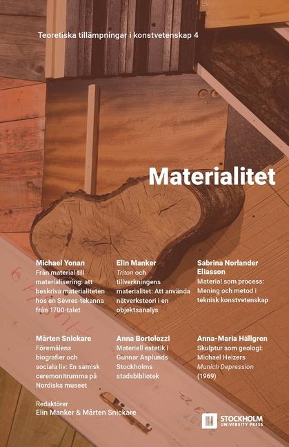 Knjiga Materialitet M?rten Snickare