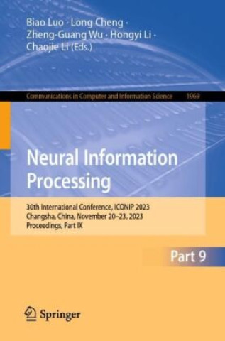 Book Neural Information Processing Biao Luo