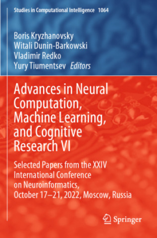 Książka Advances in Neural Computation, Machine Learning, and Cognitive Research VI Boris Kryzhanovsky