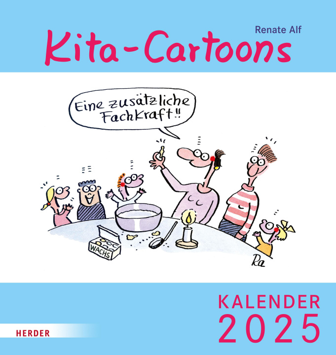Naptár/Határidőnapló Kita-Cartoons 2025 Renate Alf