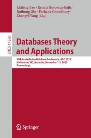 Kniha Databases Theory and Applications Zhifeng Bao