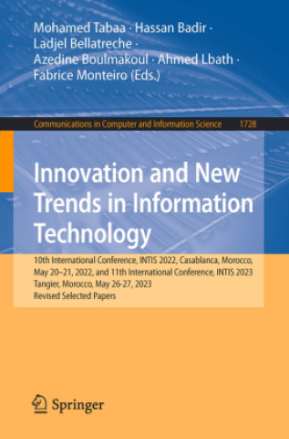 Boek New Technologies, Artificial Intelligence and Smart Data Mohamed Tabaa