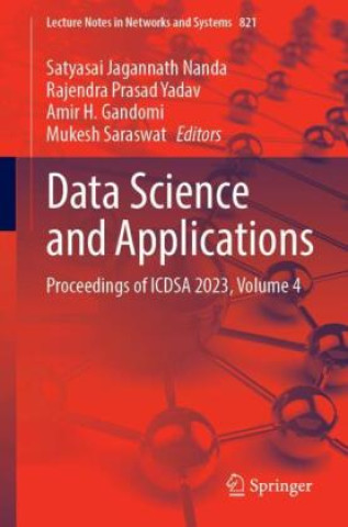 Knjiga Data Science and Applications Satyasai Jagannath Nanda