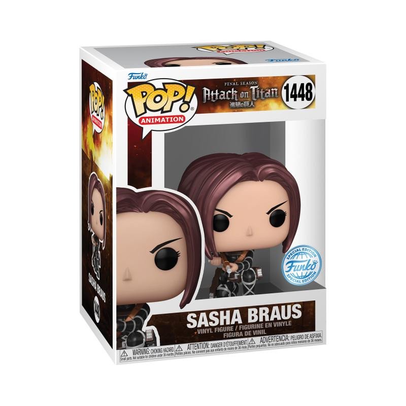 Hra/Hračka Funko POP Animation: Attack on Titan - Sasha (exclusive special edition) 