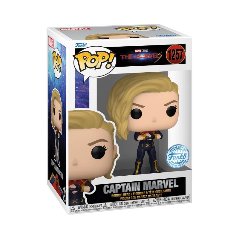 Játék Funko POP: The Marvels - Captain Marvel (exclusive special edition) 