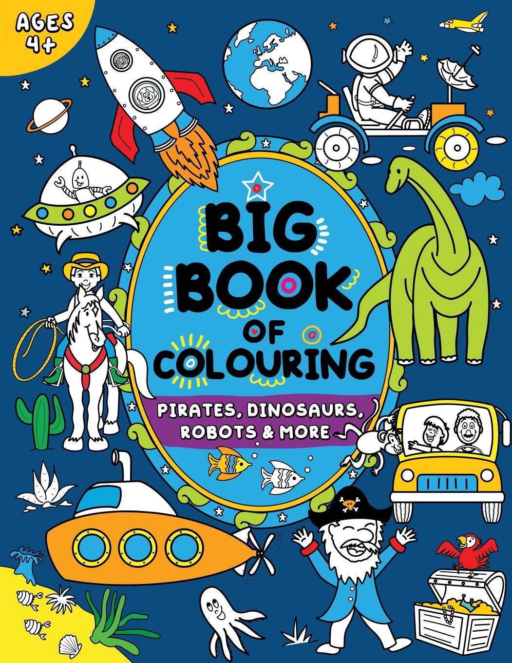 Kniha Big Book of Colouring for Boys 