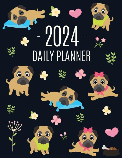 Könyv Pug Planner 2024 