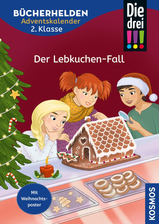Kniha Die drei !!!, Bücherhelden 2. Klasse, Adventskalender, Der Lebkuchen-Fall Isabelle Metzen