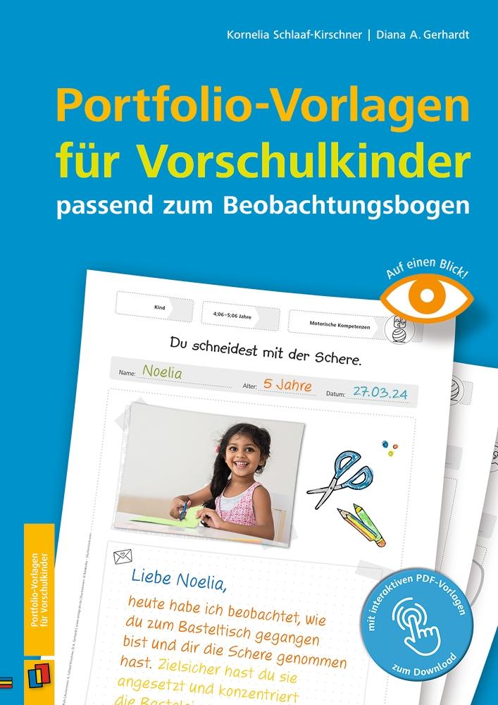 Carte Portfolio-Vorlagen für Vorschulkinder ? passend zum Beobachtungsbogen Diana A. Gerhardt