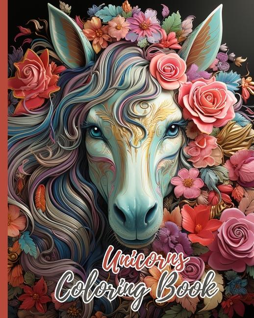 Kniha Unicorns Coloring Book For Kids 