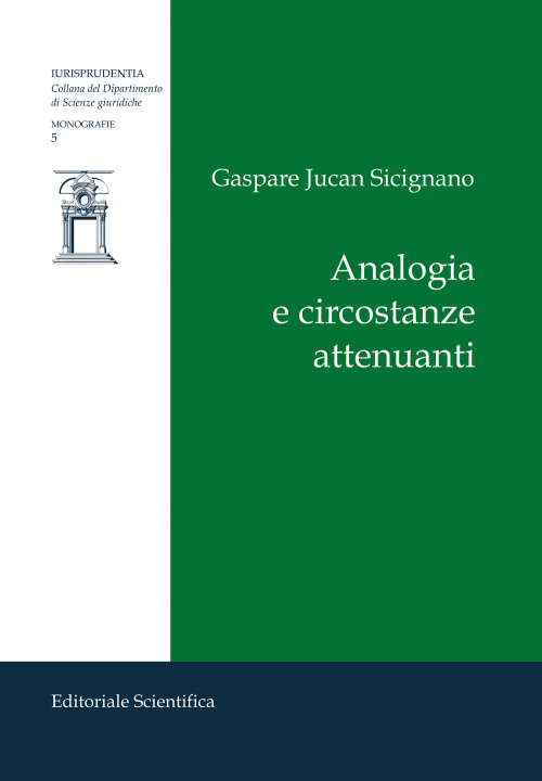 Kniha Analogia e circostanze attenuanti Gaspare Jucan Sicignano