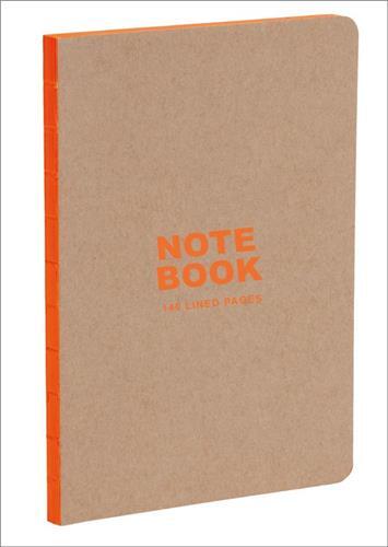 Naptár/Határidőnapló Kraft and Orange A5 Notebook 