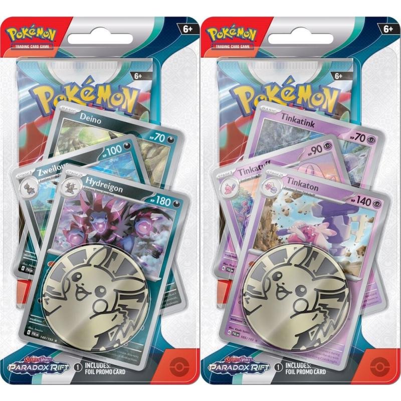 Gra/Zabawka Pokémon TCG: Scarlet & Violet 04 Paradox Rift - Premium Checklane Blister 