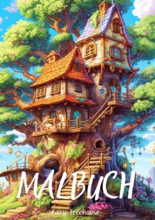 Book Malbuch - Fairy-Treehouse 