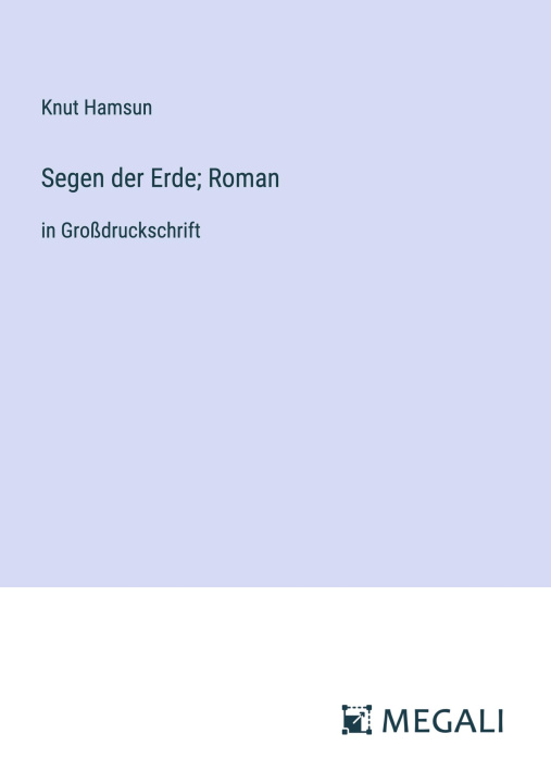 Book Segen der Erde; Roman 