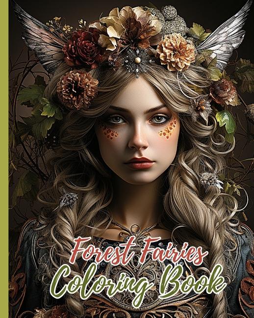 Knjiga Forest Fairies Coloring Book For Kids 