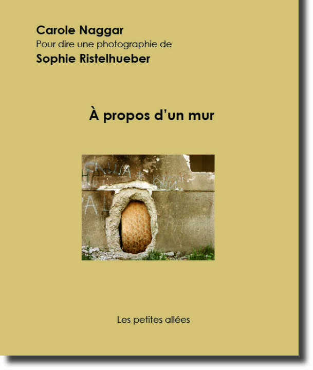 Boek A propos d'un mur Naggar