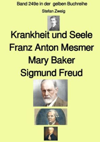 Libro Krankheit und Seele - Franz Anton Mesmer - Mary Baker - Sigmund Freud - Band 249e in der  gelben Buchreihe - Farbe - bei Jürgen Ruszkowski Stefan Zweig