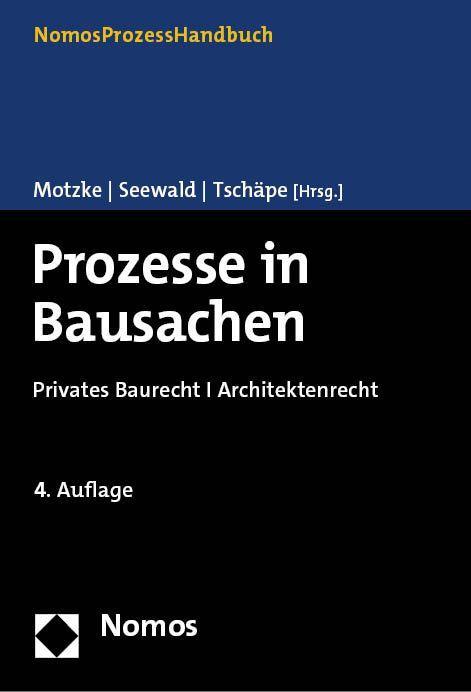 Livro Prozesse in Bausachen Gerd Motzke
