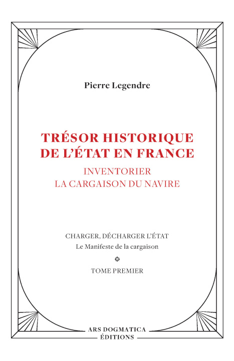 Carte Trésor historique de l'État en France - Pierre Legendre LEGENDRE