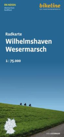 Tlačovina Radkarte Wilhelmshaven, Wesermarsch Esterbauer Verlag