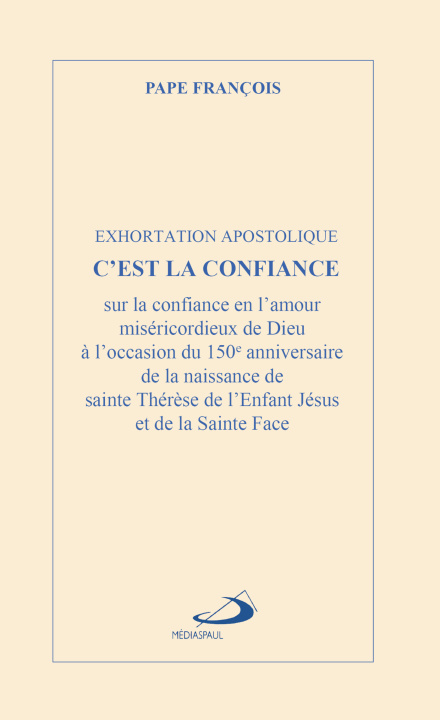 Kniha C'EST LA CONFIANCE François