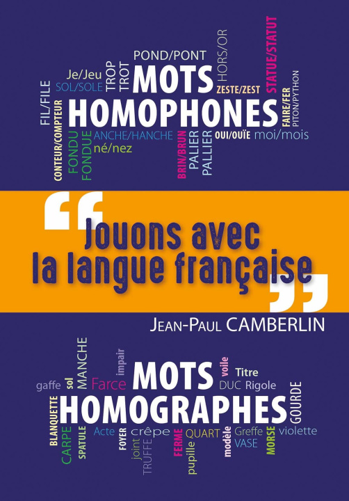 Carte Jouons avec la langue française Camberlin