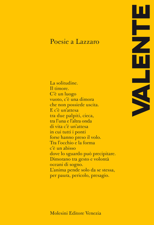 Kniha Poesie a Lazzaro José Ángel Valente