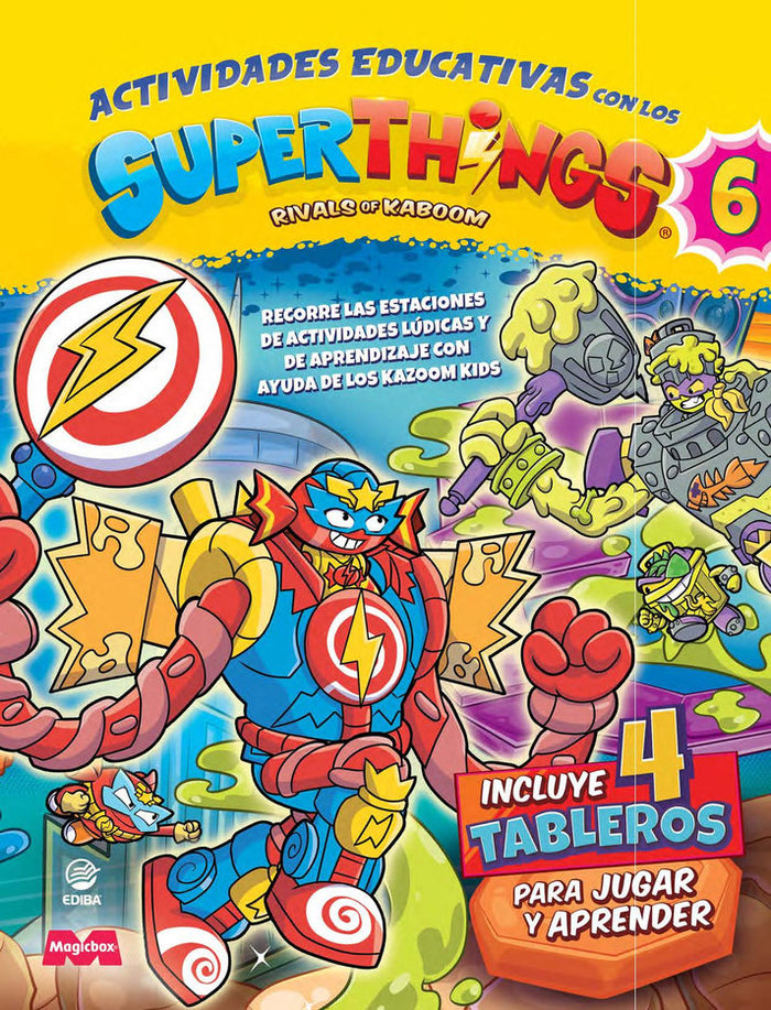 Kniha Actividades Educativas con los Superthings - Mutant Battle 