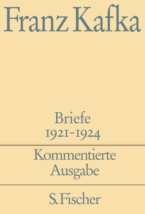 Kniha Briefe 1921-1924 