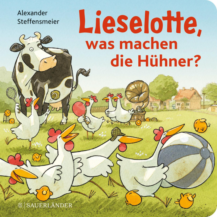 Книга Lieselotte, was machen die Hühner? 