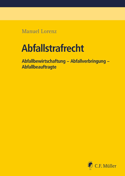 Knjiga Abfallstrafrecht Manuel Lorenz