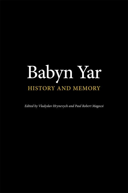 Kniha Babyn Yar Vladyslav Hrynevych