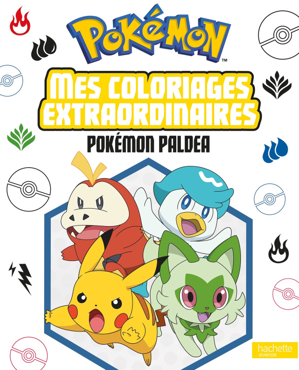 Книга Pokémon - Coloriages extraordinaires Paldea 