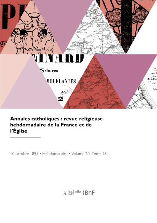 Knjiga Annales catholiques Joseph Chantrel