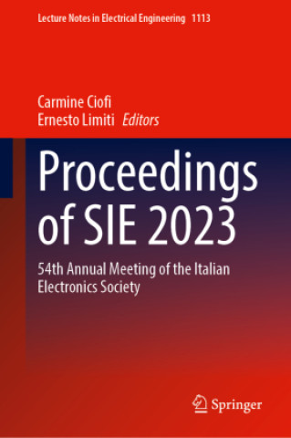 Knjiga Proceedings of SIE 2023 Carmine Ciofi