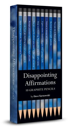 Książka DISAPPOINTING AFFIRMATIONS PENCILS TARNOWSKI DAVE