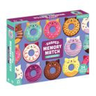 Játék Cat Donuts Shaped Memory Match 