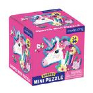 Kniha Unicorn 24 Piece Shaped Mini Puzzle Mudpuppy