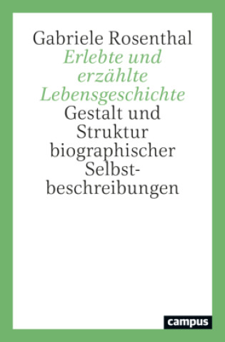 Kniha Erlebte und erzählte Lebensgeschichte 